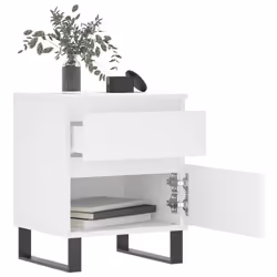 VidaXL 830685 comodino Bianco - Vista aggiuntiva 3