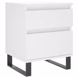 VidaXL 830685 comodino Bianco - Vista aggiuntiva 5