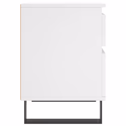 VidaXL 830685 comodino Bianco - Vista aggiuntiva 8