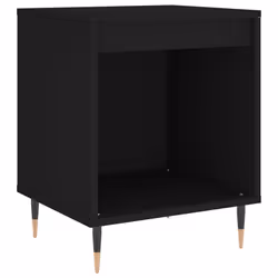 VidaXL 830702, Nero, Metallo, Legno, 400 mm, 350 mm, 500 mm, 1 pz