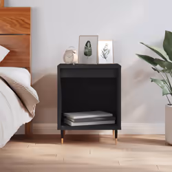 VidaXL 830702 comodino Nero