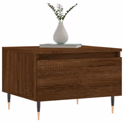 Tavolini Salotto 2pz Rovere Marrone 50x46x35 Legno Multistratocod mxl 94805 - Vista aggiuntiva 3