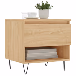 Tavolini Salotto 2pz Rovere Sonoma 50x46x50cm Legno Multistratocod mxl 102856 - Vista aggiuntiva 3