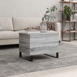 Tavolino Salotto Grigio Sonoma 60x44,5x45 cm Legno Multistratocod mxl 102773