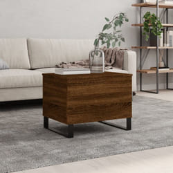 Vidaxl - Tavolino Salotto Rovere Marrone 60x44,5x45 cm Legno Multistrato 67129