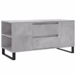 vidaXL Tavolino Salotto Grigio Cemento 102x44,5x50cm Legno Multistrato - Vista aggiuntiva 2