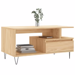 Tavolino da Salotto Rovere Sonoma 90x49x45 cm Legno Multistratocod mxl 102799 - Vista aggiuntiva 3