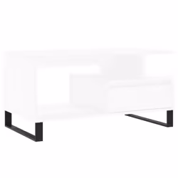 Tavolino da Salotto Bianco 90x49x45 cm in Legno Multistratocod mxl 102790 - Vista aggiuntiva 2