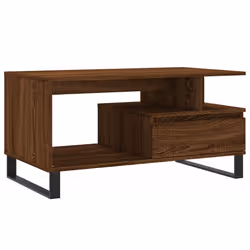 Tavolino Salotto Rovere Marrone 90x49x45 cm Legno Multistratocod mxl 102834 - Vista aggiuntiva 2
