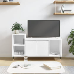 Vidaxl - Mobile Porta tv Bianco 100x35x55 cm in Legno Multistrato 25635