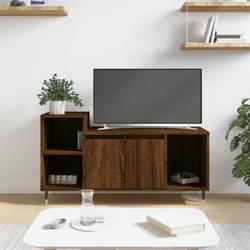 Vidaxl - Mobile tv Rovere Marrone 100x35x55 cm in Legno Multistrato 28582