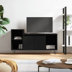 Vidaxl - Mobile Porta tv Nero 100x35x55 cm in Legno Multistrato