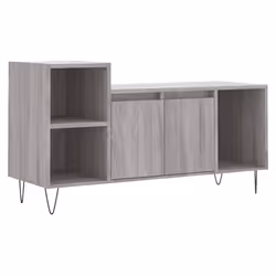Mobile TV Grigio Sonoma 100x35x55 cm in Legno Multistratocod mxl 126472 - Vista aggiuntiva 2
