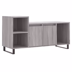 Mobile TV Grigio Sonoma 100x35x55 cm in Legno Multistratocod mxl 78550 - Vista aggiuntiva 2