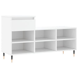 VidaXL 831356 scarpiera Bianco