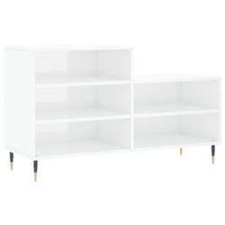 VidaXL 831382 scarpiera Bianco