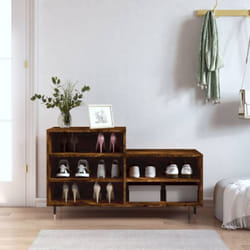 Vidaxl - Scarpiera Rovere Fumo 102x36x60 cm in Legno Multistrato 81468