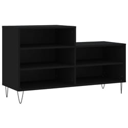 VidaXL 831389 scarpiera Nero