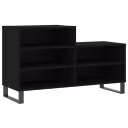 Scarpiera Nera 102x36x60 cm in Legno Multistratocod mxl 126487 - Vista aggiuntiva 2