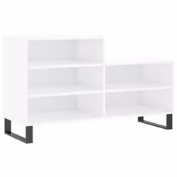 Scarpiera Bianco Lucido 102x36x60 cm in Legno Multistratocod mxl 78553 - Vista aggiuntiva 2