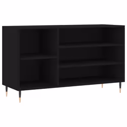 Scarpiera Nera 102x36x60 cm in Legno Multistratocod mxl 126493 - Vista aggiuntiva 2