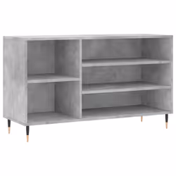 Scarpiera Grigio Cemento 102x36x60 cm in Legno Multistratocod mxl 78561 - Vista aggiuntiva 2