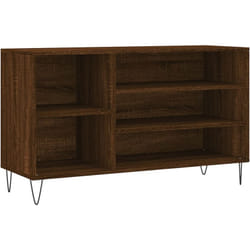 Scarpiera Rovere Marrone 102x36x60 cm in Legno Multistrato Vidaxl Marrone