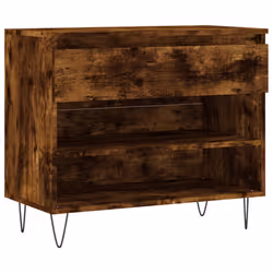 Scarpiera Rovere Fumo 70x36x60 cm in Legno Multistratocod mxl 78883 - Vista aggiuntiva 2