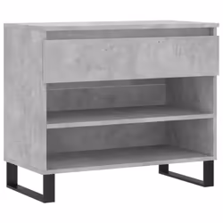 Scarpiera Grigio Cemento 70x36x60 cm in Legno Multistratocod mxl 78909 - Vista aggiuntiva 2