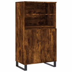 Credenza Rovere Fumo 60x36x110 cm in Legno Multistratocod mxl 78836 - Vista aggiuntiva 2