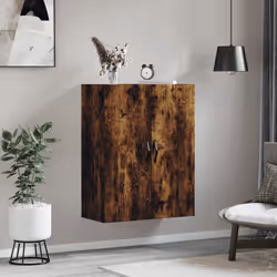 Mobile a Parete Rovere Fumo 69,5x34x90 cm in Legno Multistratocod mxl 122498 - Vista aggiuntiva 3