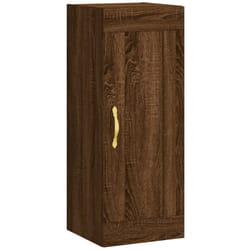 Mobile a Parete Rovere Marrone 34,5x34x90 cm Legno Multistrato Vidaxl