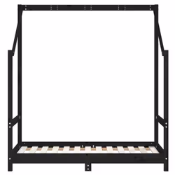 VidaXL 835702 lettino per bambini Nero Legno - Vista aggiuntiva 4