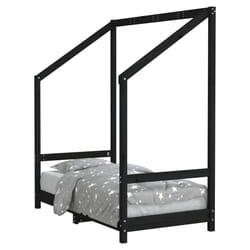 VidaXL 835711 lettino per bambini Nero Legno