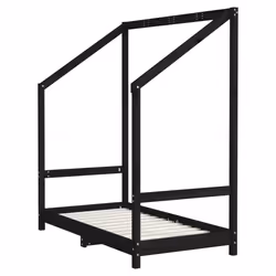 VidaXL 835711 lettino per bambini Nero Legno - Vista aggiuntiva 3