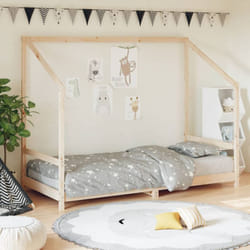 Giroletto per Bambini 90x190 cm in Legno Massello di Pino Vidaxl 24448