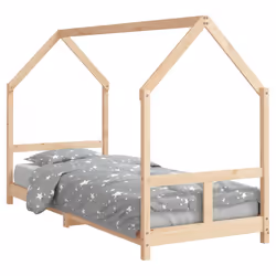 Giroletto per Bambini 80x200 cm in Legno Massello di Pinocod mxl 94924 - Vista aggiuntiva 2