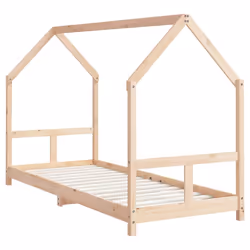 Giroletto per Bambini 80x200 cm in Legno Massello di Pinocod mxl 94924 - Vista aggiuntiva 3