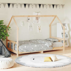 vidaXL Giroletto per Bambini 90x200 cm in Legno Massello di Pino