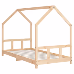 vidaXL Giroletto per Bambini 90x200 cm in Legno Massello di Pino - Vista aggiuntiva 3