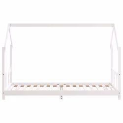 VidaXL 835719 lettino per bambini Bianco Legno - Vista aggiuntiva 4