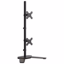 Supporto per Monitor Doppio in Acciaio Nero VESA 75/100 mmcod mxl 83087 - Vista aggiuntiva 2