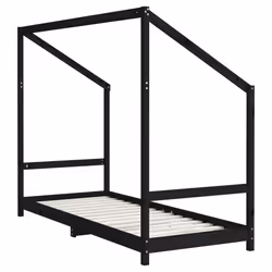 VidaXL 3200600 lettino per bambini Nero Legno - Vista aggiuntiva 7