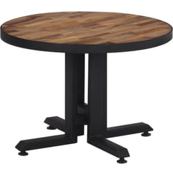 Tavolino da Salotto Rotondo Ø55x40cm Massello Teak di Recupero vidaXL67344