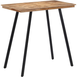 Vidaxl - Tavolo da Bar 110x55x105 cm in Legno Massello di Teak