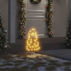 Vidaxl - Decorazioni Luminose Natalizie Picchetti 3pz Albero 50LED 30cm 91517