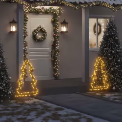 Questa accattivante decorazione luminosa natalizia a forma di albero è la scelta perfetta per decorare la vostra casa o giard ...
