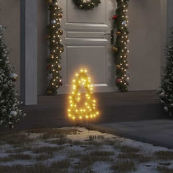 Vidaxl - Decorazioni Luminose Natalizie Picchetti 3pz Albero 50LED 30cm 37585