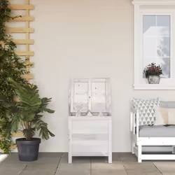 Questo contenitore da giardino in legno offre un ampio spazio per riporre decorazioni, attrezzi da giardinaggio e qualsiasi a ...