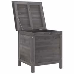 vidaXL Contenitore da Giardino Antracite 50x49x56,5 cm Massello Abete - Vista aggiuntiva 3